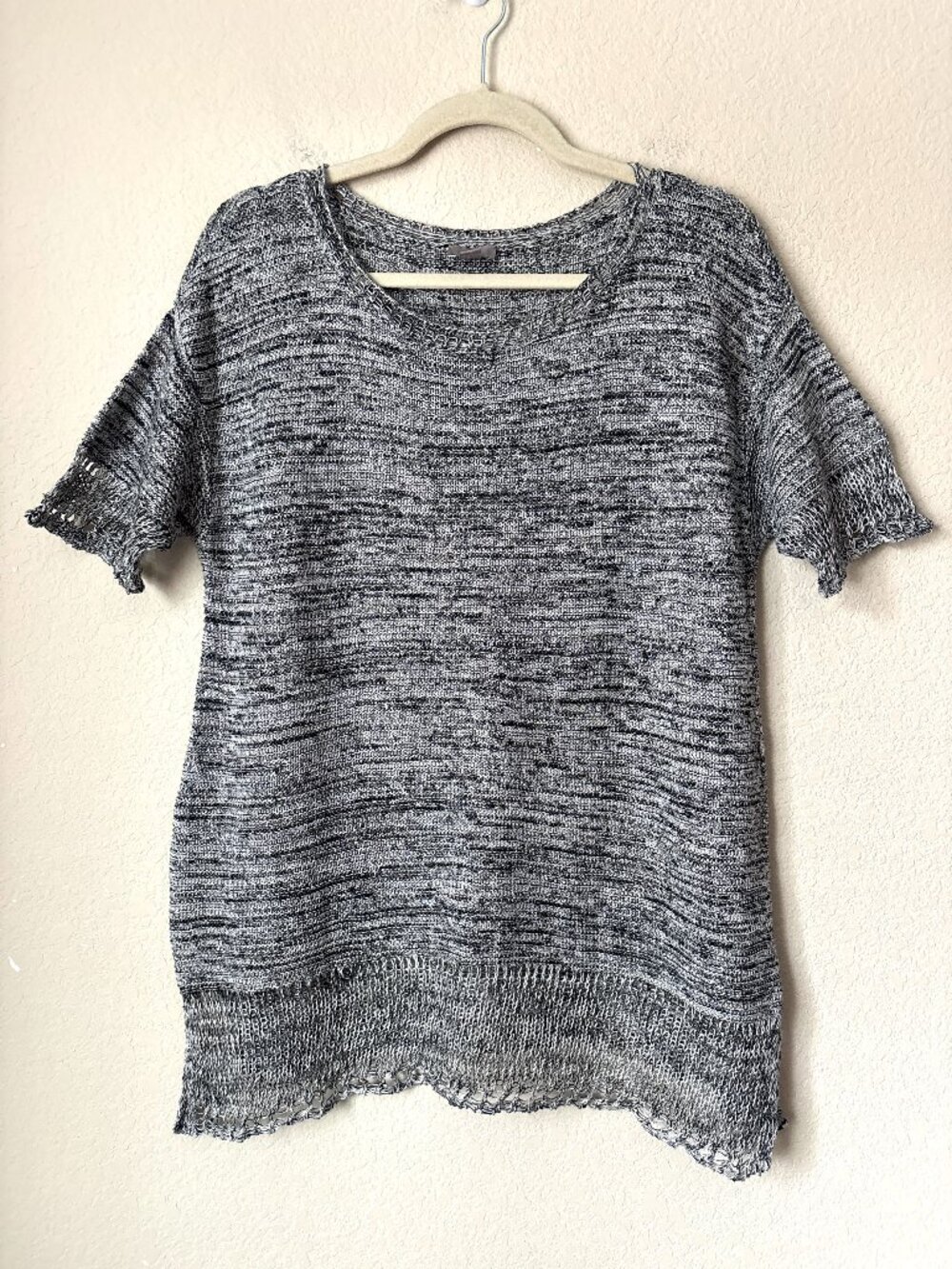 J. Jill Linen Breezy Longline Tunic Knit Top